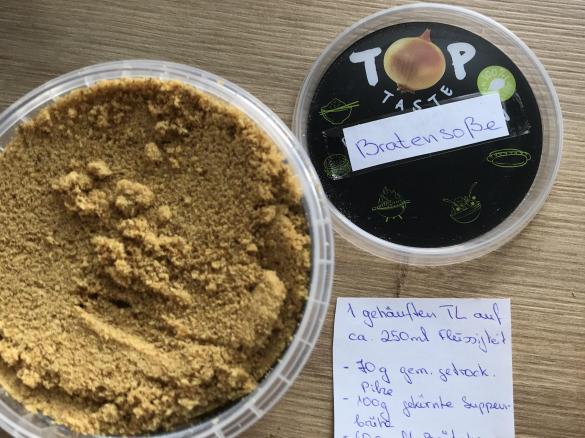 Bratensoße Pulver auf Vorrat