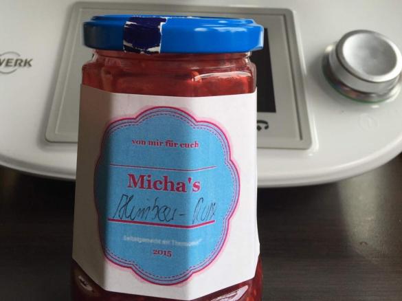 Himbeer-Rosen-Konfitüre 