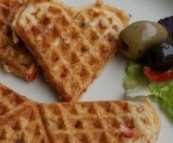 Pizza-Waffeln