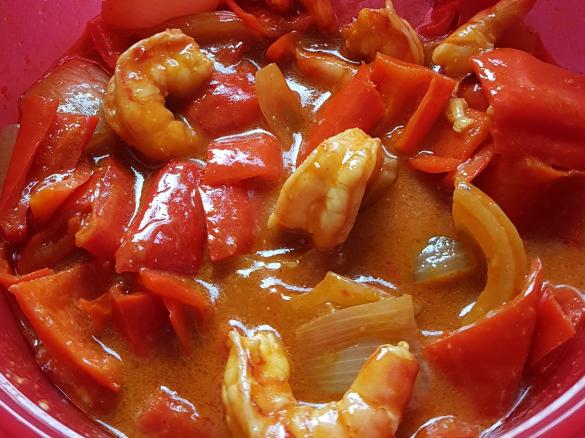 orientalische Garnelen