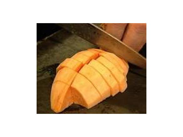 Leichte Variante des Süßkartoffelpürrees