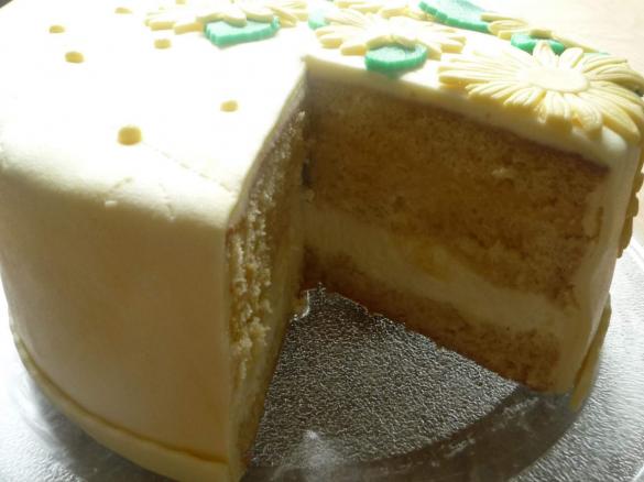 Lemon Curd Torte Variation