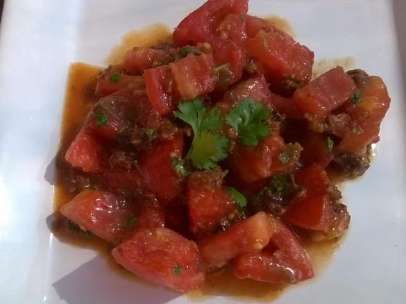 Tomaten-Koriander-Salat