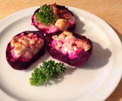 Rote Bete gefüllt mit Hirtenkäse
