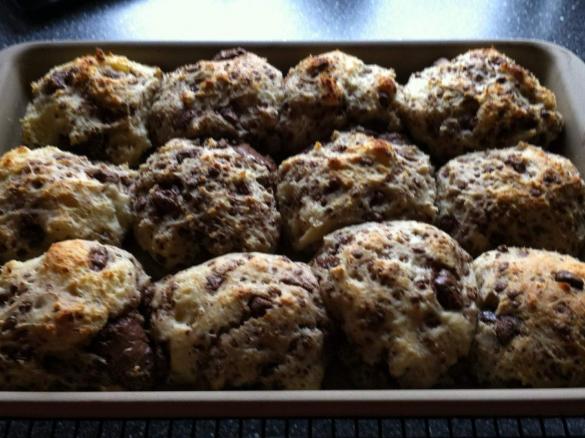 Schoko - Quark - Brötchen