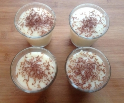 weisser Pudding