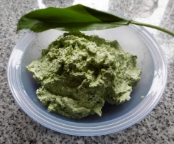 Bärlauchaufstrich mit Mozzarella