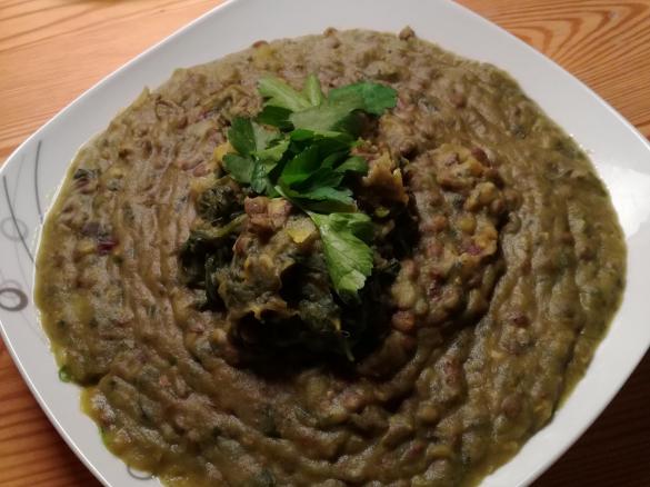 Spinat-Linsen-Curry