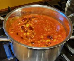 Chili sin Carne - mit roten Linsen