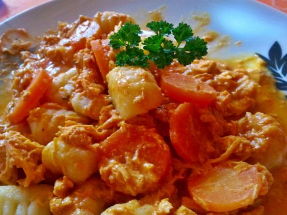 Variation von Joghurthühnchen