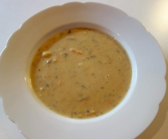 Kartoffelsuppe mit Steinpilzen