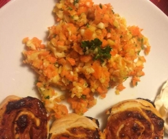 Erfrischender Karotten-Sellerie-Rohkostsalat