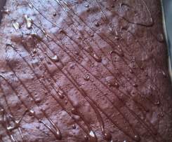 Variation von Schokobrownies vom Blech ohne Butter