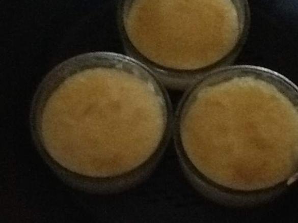 Creme brúlee im varoma gemacht