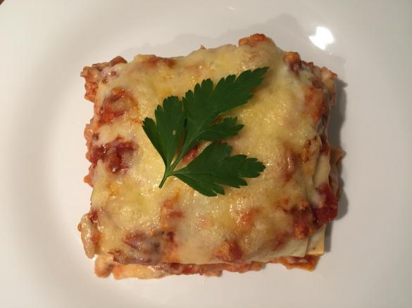 Lasagne mit Hähnchenhackfleisch