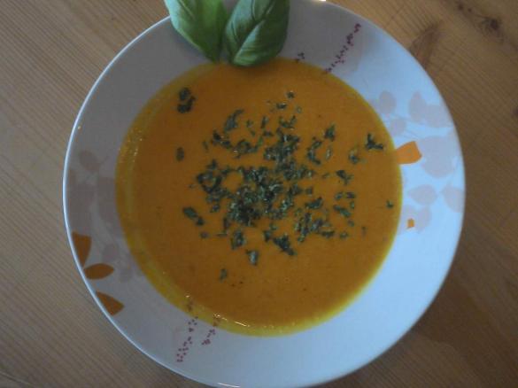 Kokos-Kürbiscreme-Suppe