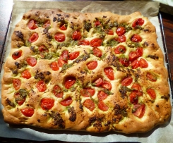 Variation von Focaccia