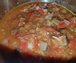 Ratatouille mit Fisch