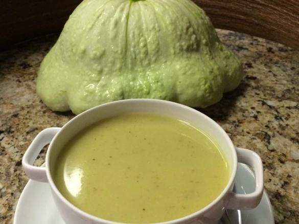 Patisson Suppe leicht, gesund und vegan