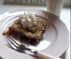 Pflaumenblechkuchen mit Streuseln