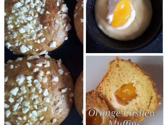 Orange-Cashew-Muffins