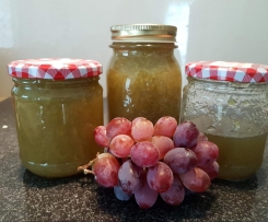 Weiße Trauben Marmelade