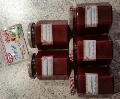 weihnachtliche Kirsch Lebkuchen Marmelade