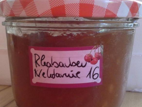 Rhabarine - Rhabarber Nektarine Marmelade