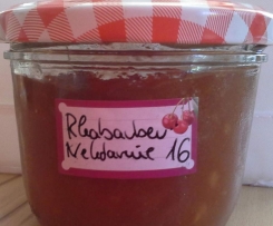 Rhabarine - Rhabarber Nektarine Marmelade