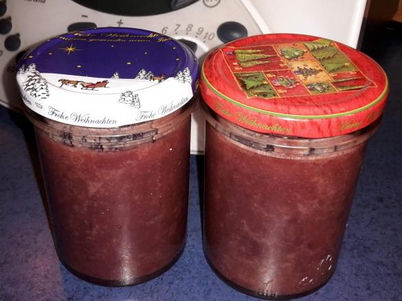 Weihnachtliche Kirschmarmelade
