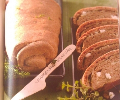 Stangenbrot mit Schafskäse