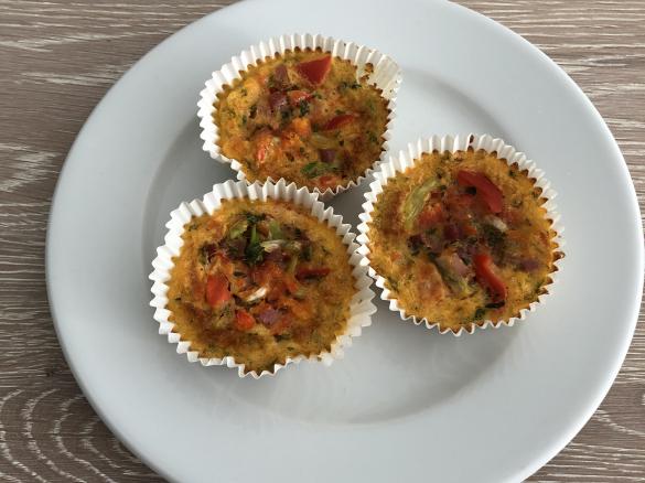 Paprika-Eiermuffins (Schlanke Küche)