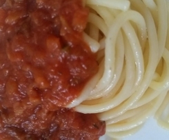 Champignon Bolognese ohne Fleisch