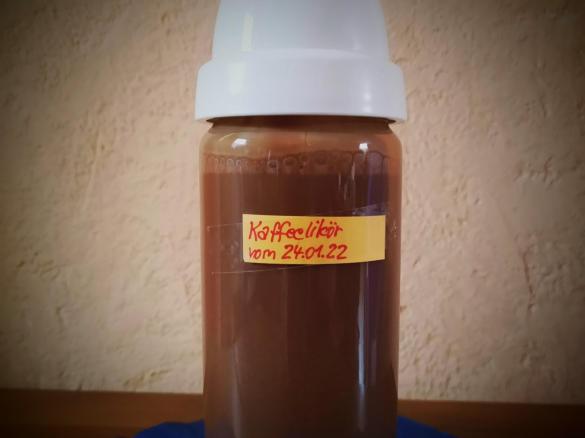 Kaffeelikör, nicht so süß