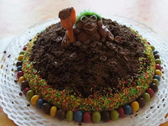 Variation von Schokoladigste und schnellste Maulwurftorte