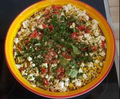 Variation Nudelsalat mit leckerem Öl-Essig-Dressing