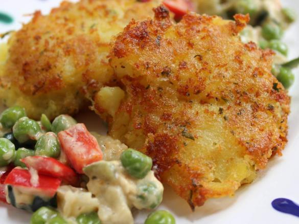 Kartoffeltaler mit Kräuter