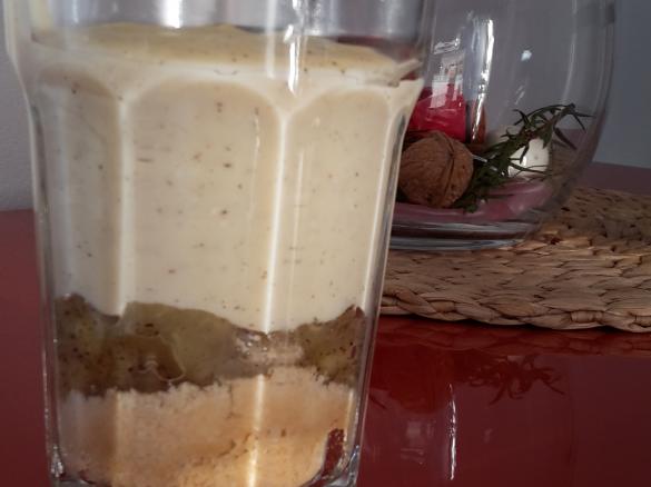 Bratapfelschichtdessert mit Wums