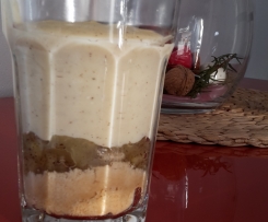 Bratapfelschichtdessert mit Wums