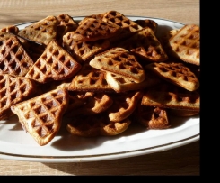 Variation von Buchweizen-Waffeln