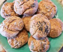 Dinkel Buchweizen Brötchen einfach