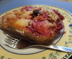 Beeren-Mandel-Haferflocken-Auflauf (ruck zuck)