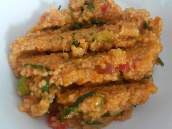 Variation von Couscous-Salat