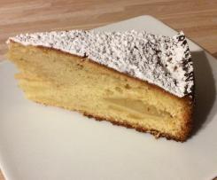 Versunkener Apfelkuchen extra hoch!