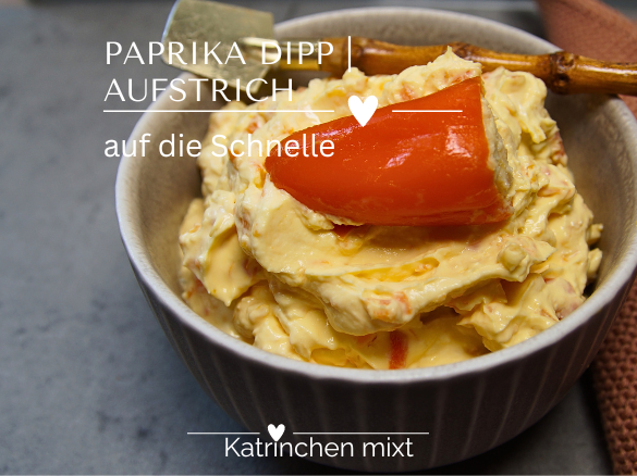 Paprika Dipp | Paprika Aufstrich - auf die Schnelle