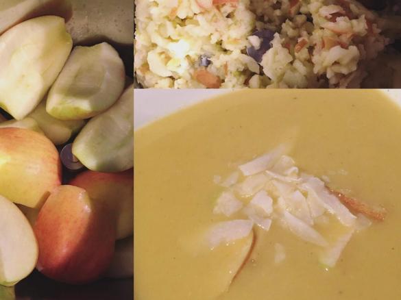 Curry-Suppe mit Äpfeln