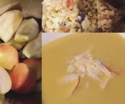 Curry-Suppe mit Äpfeln