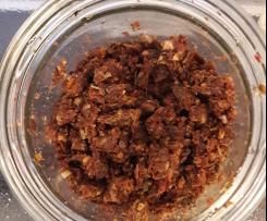 Bruschettamischung auf Vorrat