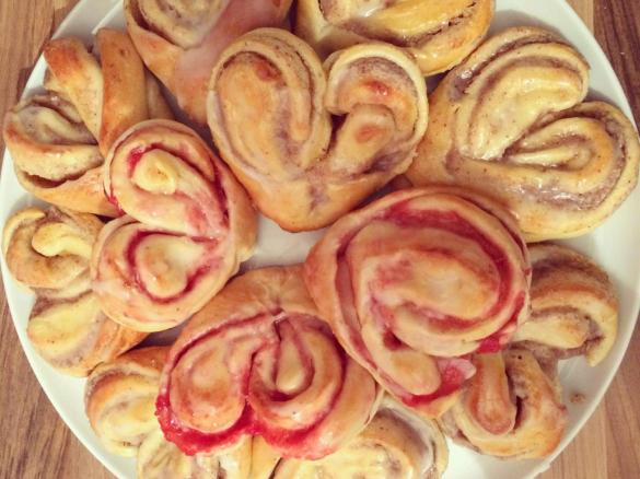 Süße Herzen mit Füllung