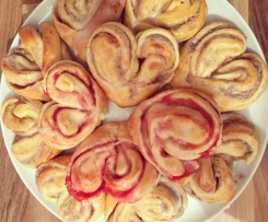 Süße Herzen mit Füllung